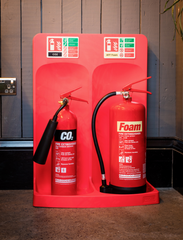 BUNDLE - Double Commander Stand Plus Fire Extinguishers & Signage - HartsonFire